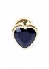 MyLove Toys - Jewellery Gold  Heart PLUG- Black